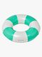 SUNNYLiFE Mini Badring, Pool Party Green Stripe