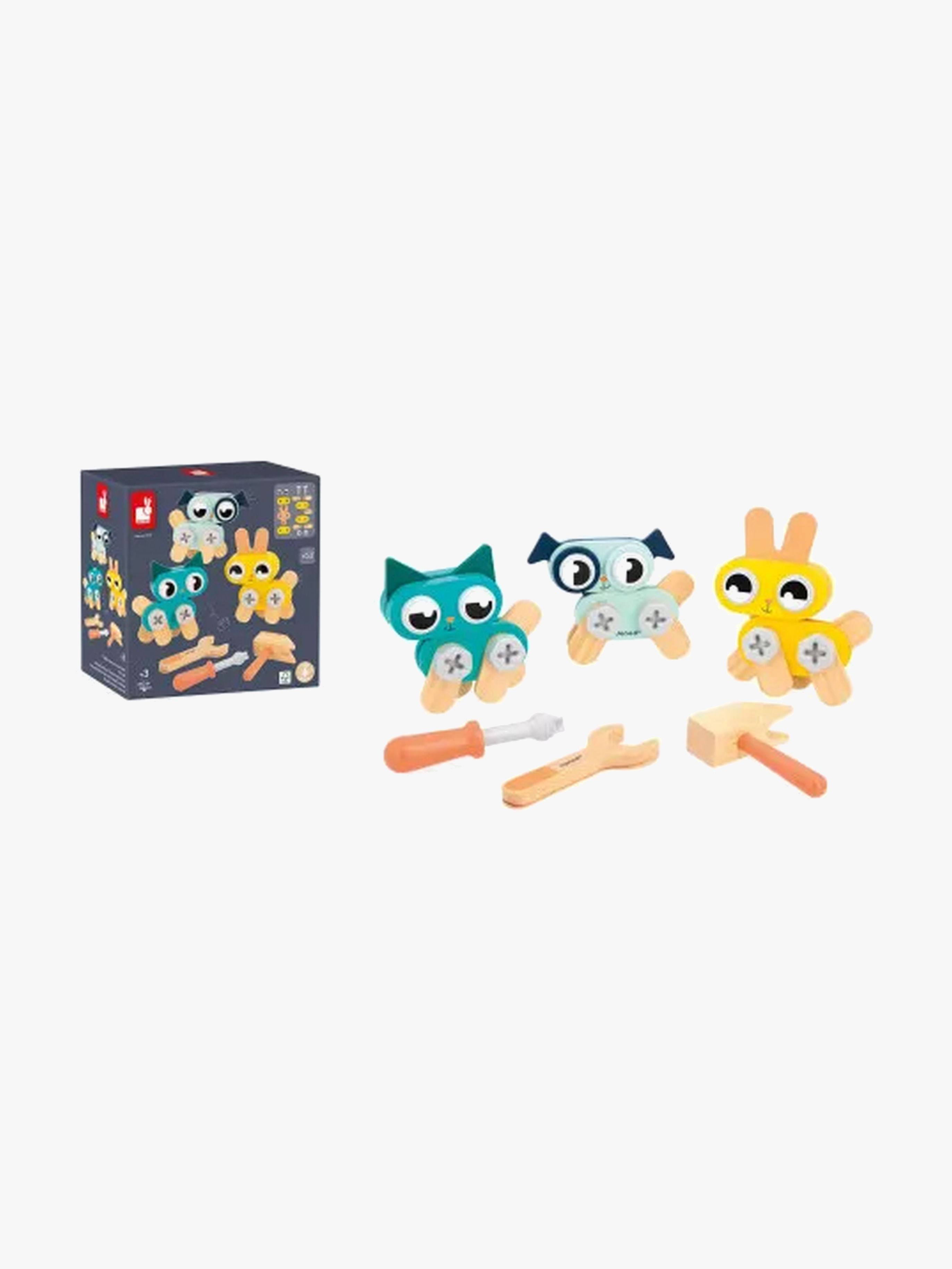 Janod Brico'Kids DIY-set 53 Delar Husdjur