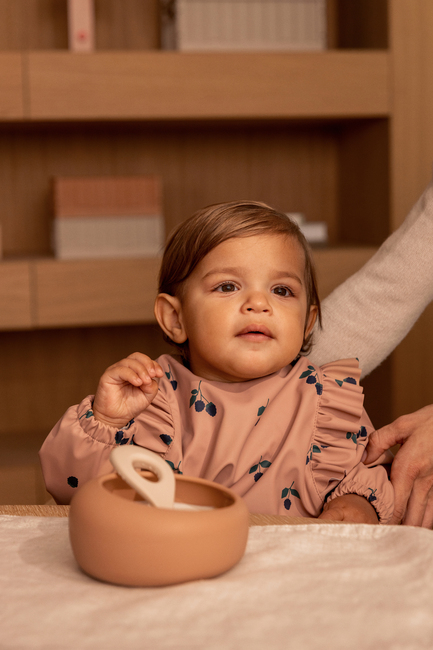 LIEWOOD Sparia Skål & Sked Set, Tuscany rose/Apple blossom