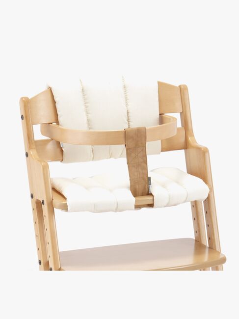 BabyDan Danstolen Matstol & Matstolsdyna, Vit/Beige