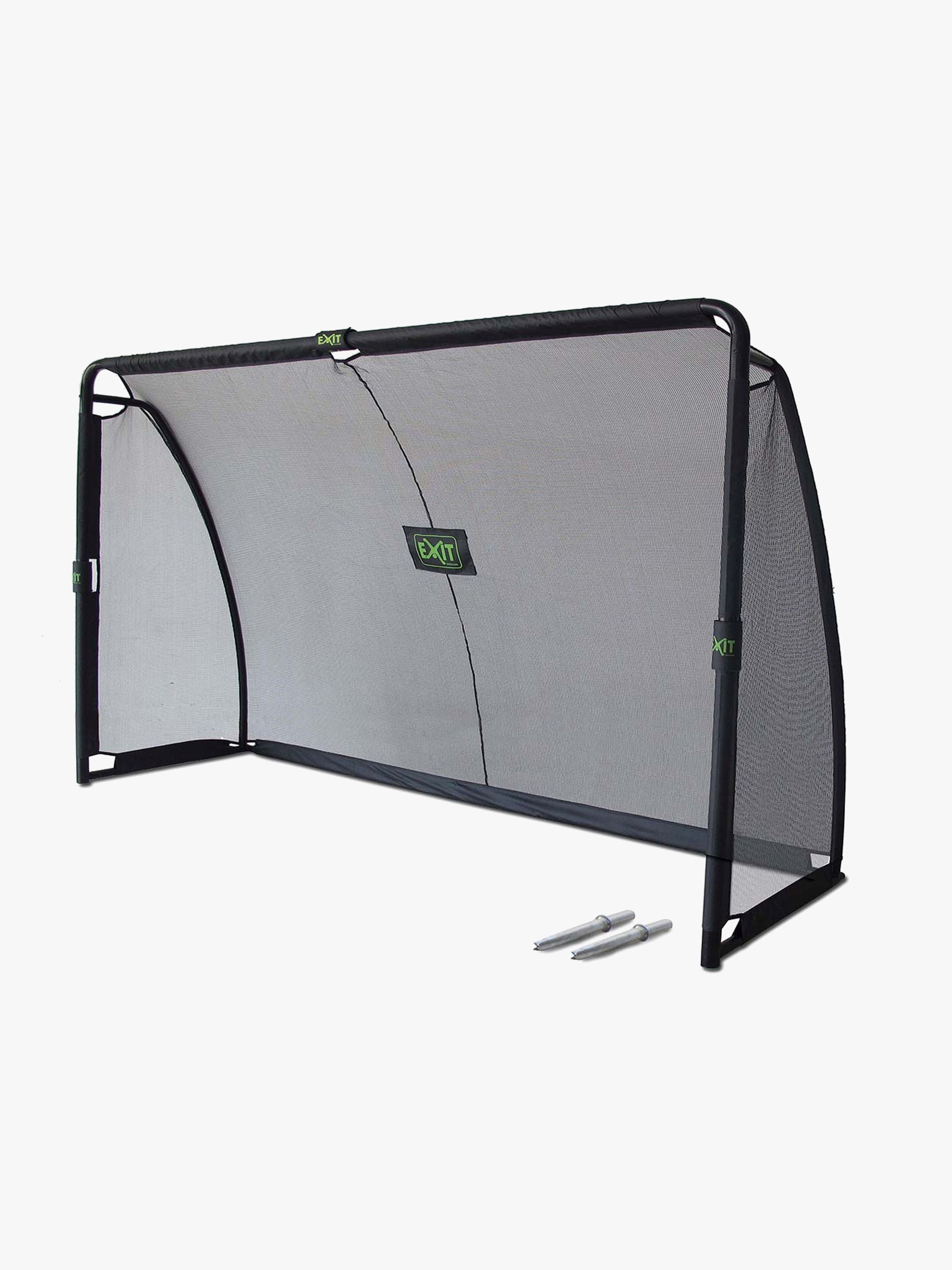 EXIT Finta Fotbollsmål av stål 300x200 cm (Svart)