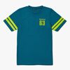 Hyperfied Back Logo T-Shirt, Harbor Blue