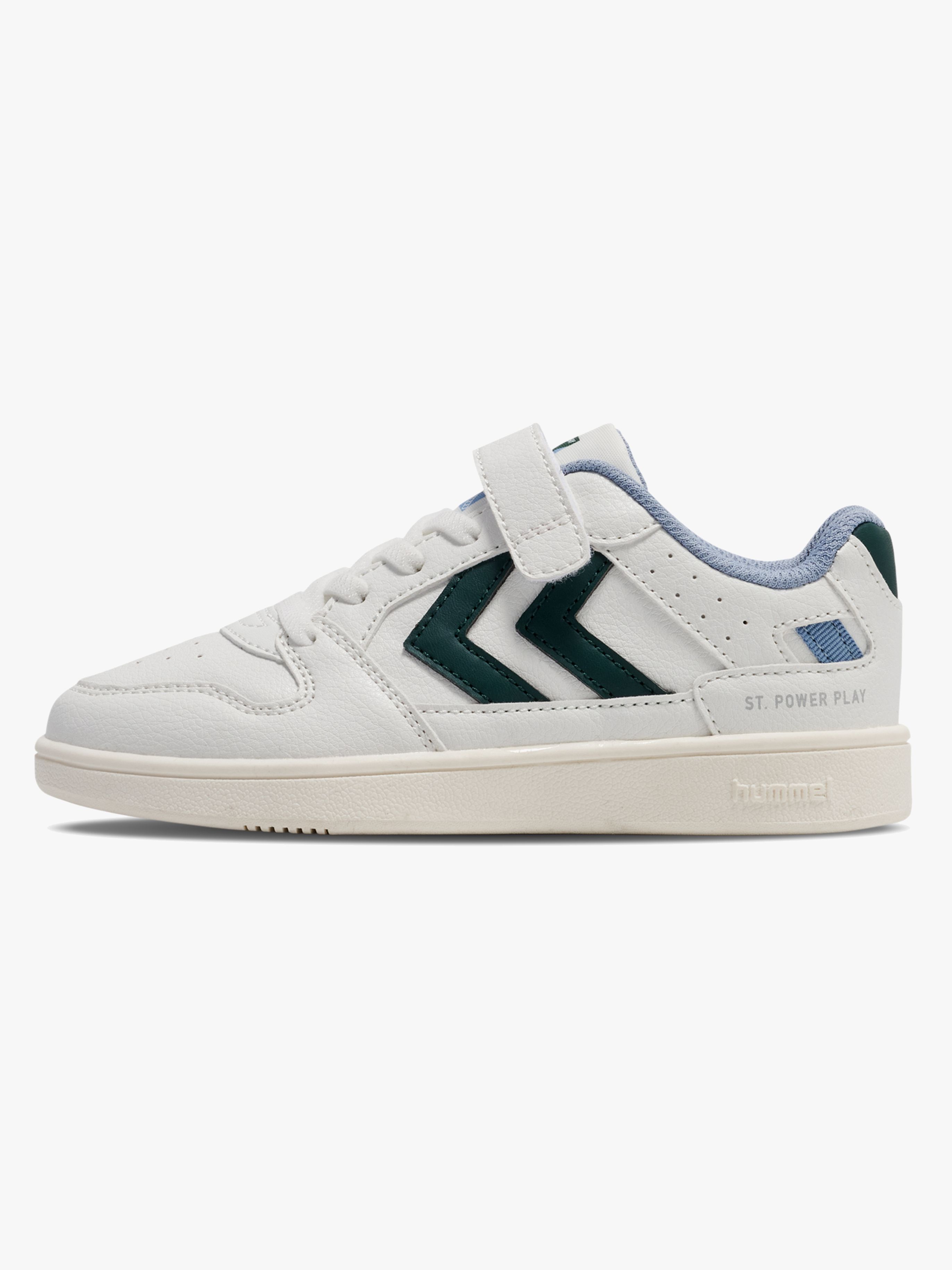 Hummel St Power Play Jr Sneakers, White/Green, 29