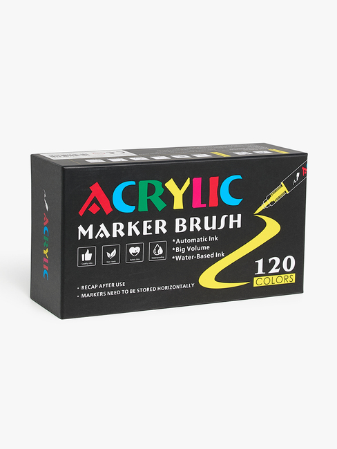 Fippla Akrylpennor 120-Pack