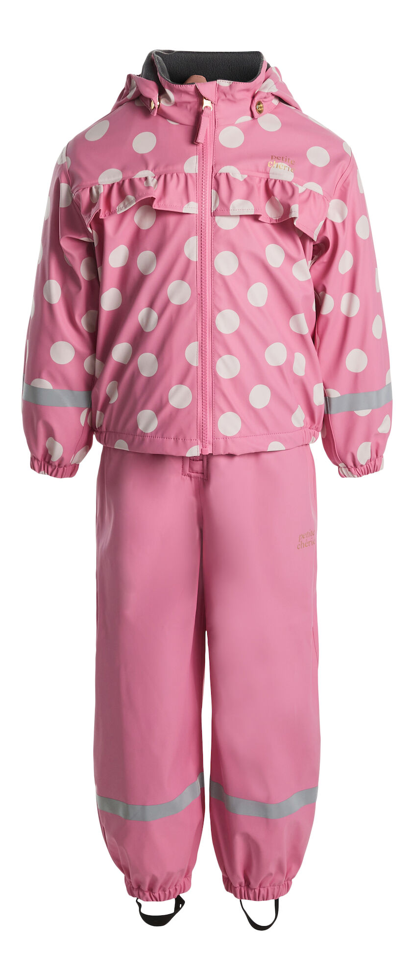 Petite Chérie Atelier Aline Fodrat Regnställ Purple Dots 80