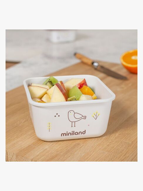 Miniland Naturset Lunchlåda 2-pack, Chick