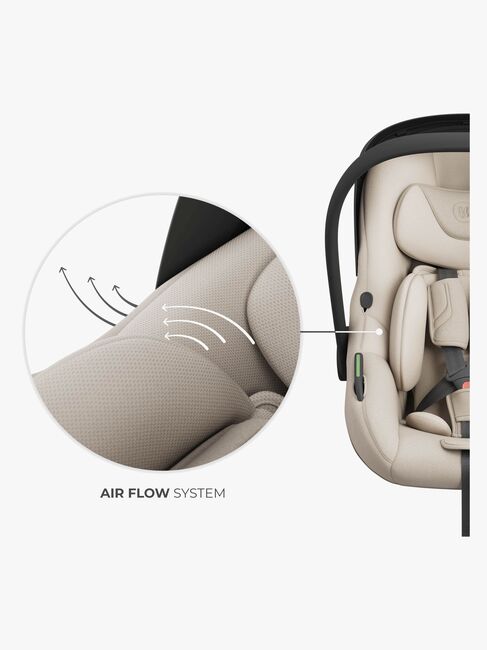Kinderkraft I-LITE Babyskydd inkl. ENDURA SAFE FX Bas, Beige