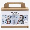 Creativ Company Pysselset Mini Modellera Robot, Blå/Grå/Röd