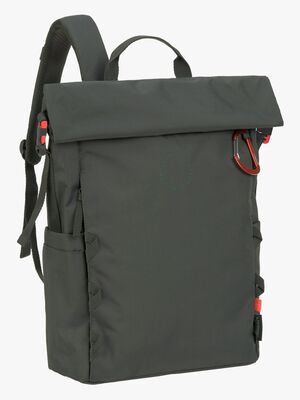 Lässig Outdoor Skötväska Ryggsäck med Rullöppning, Dark Olive