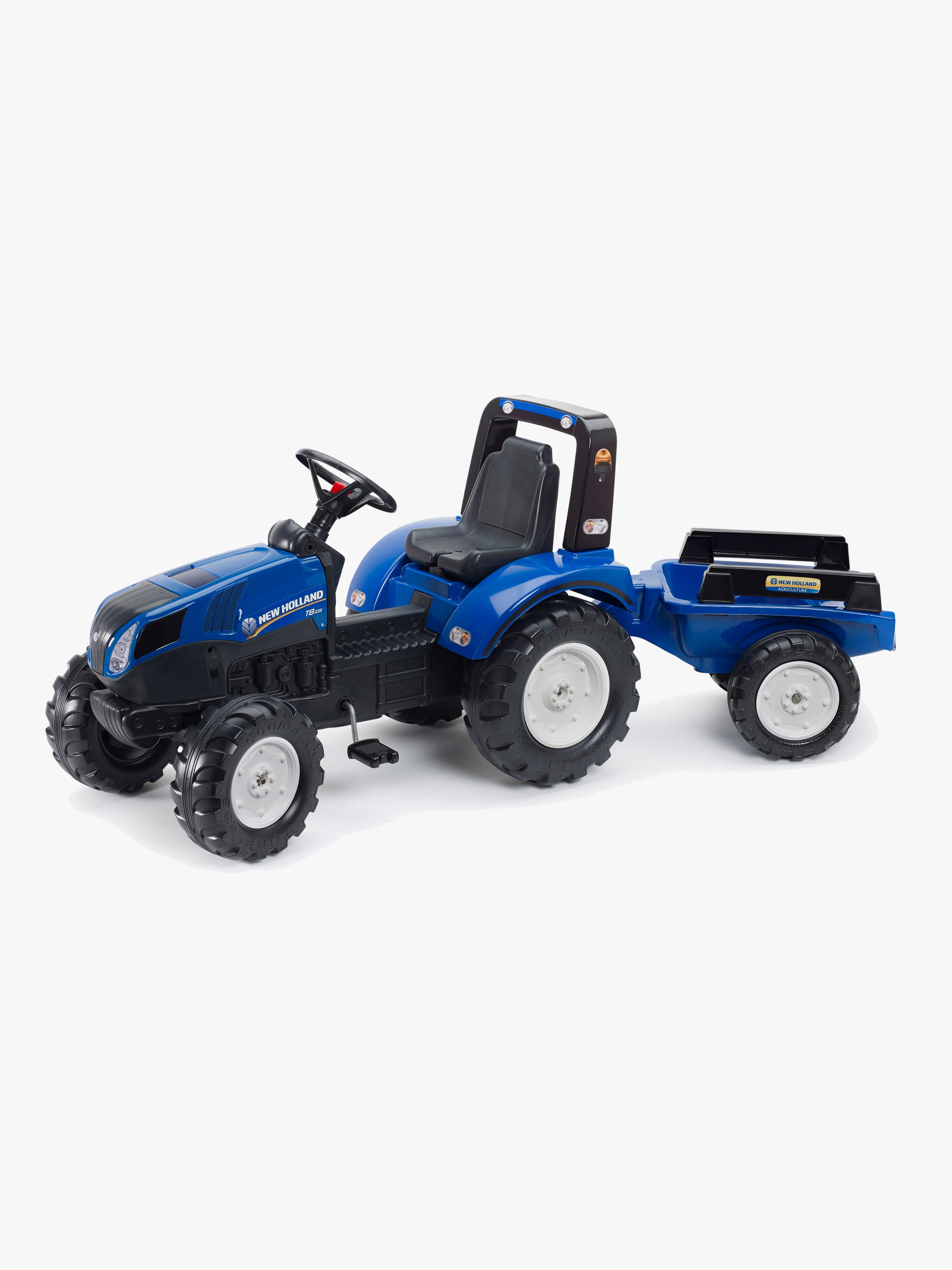 Falk New Holland Tramptraktor med Släpvagn