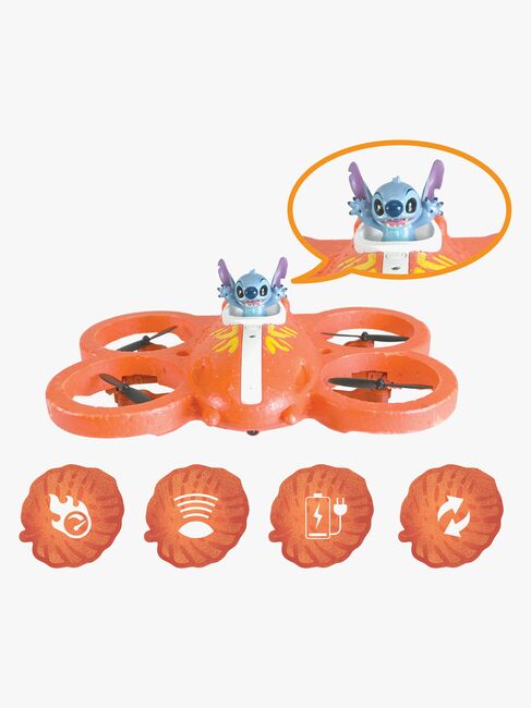 Disney Stitch Radiostyrd Flygande UFO med Ljus