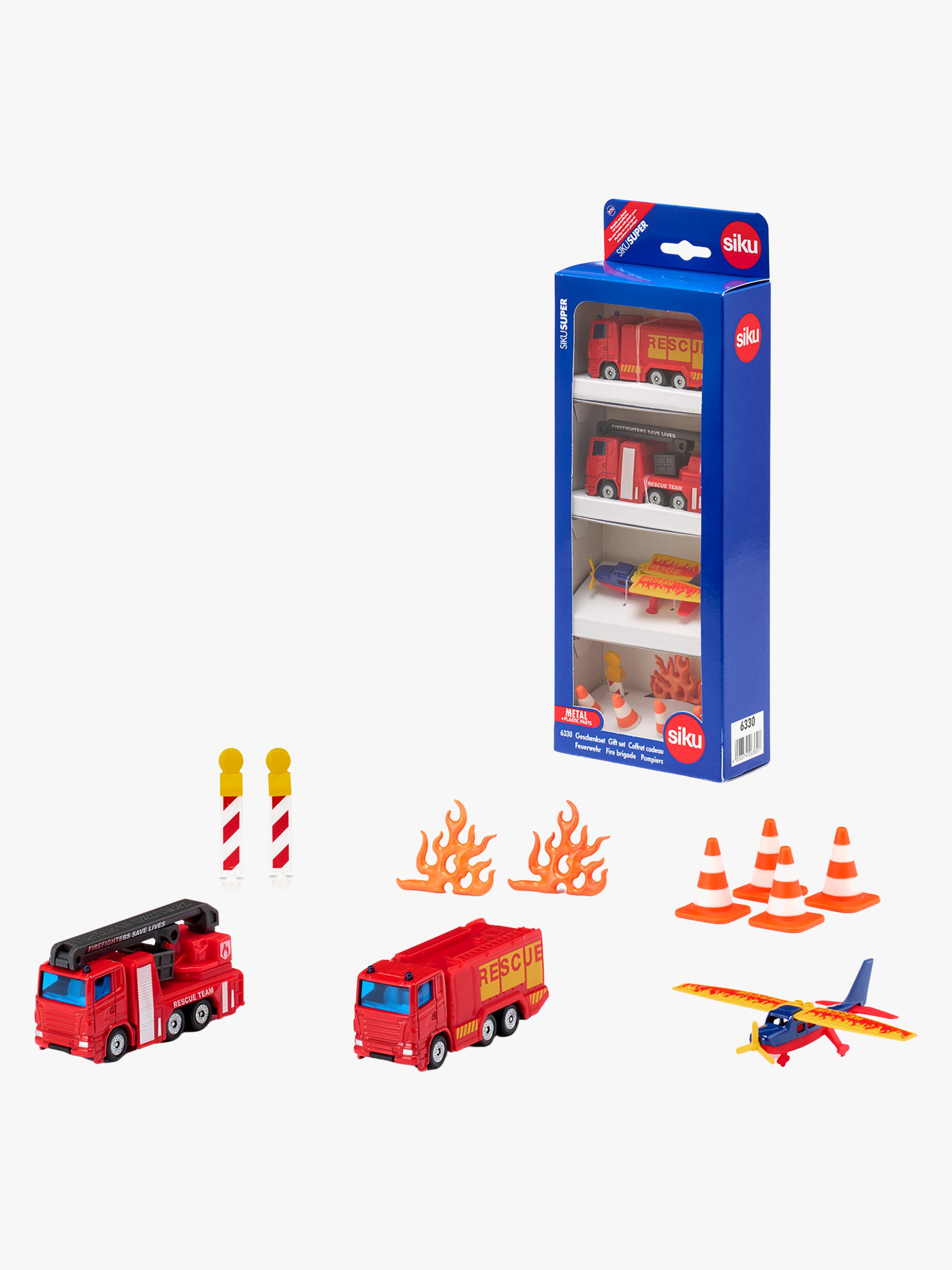 SIKU Presentset Brandbilar med Tillbehör