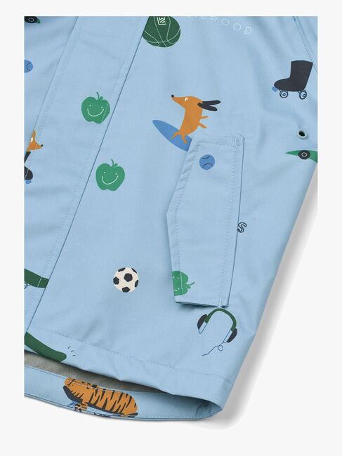 LIEWOOD Pedia Regnställ, Fun/Beach Blue