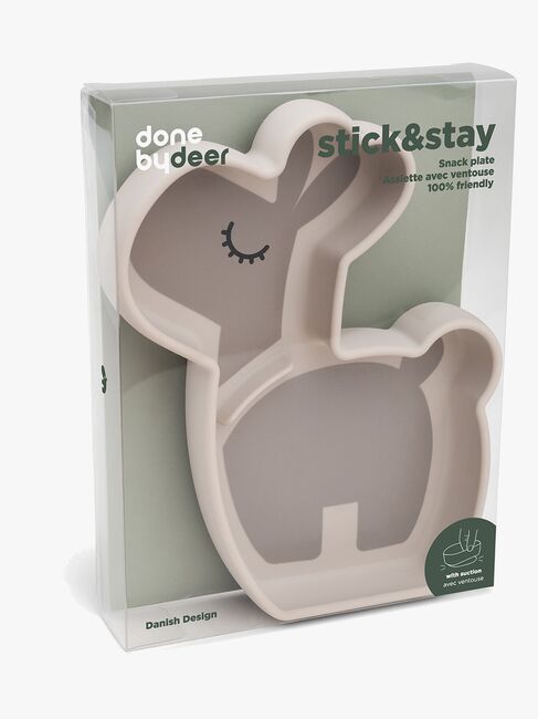 Done By Deer Stick & Stay Silikontallrik Lalee, Sand