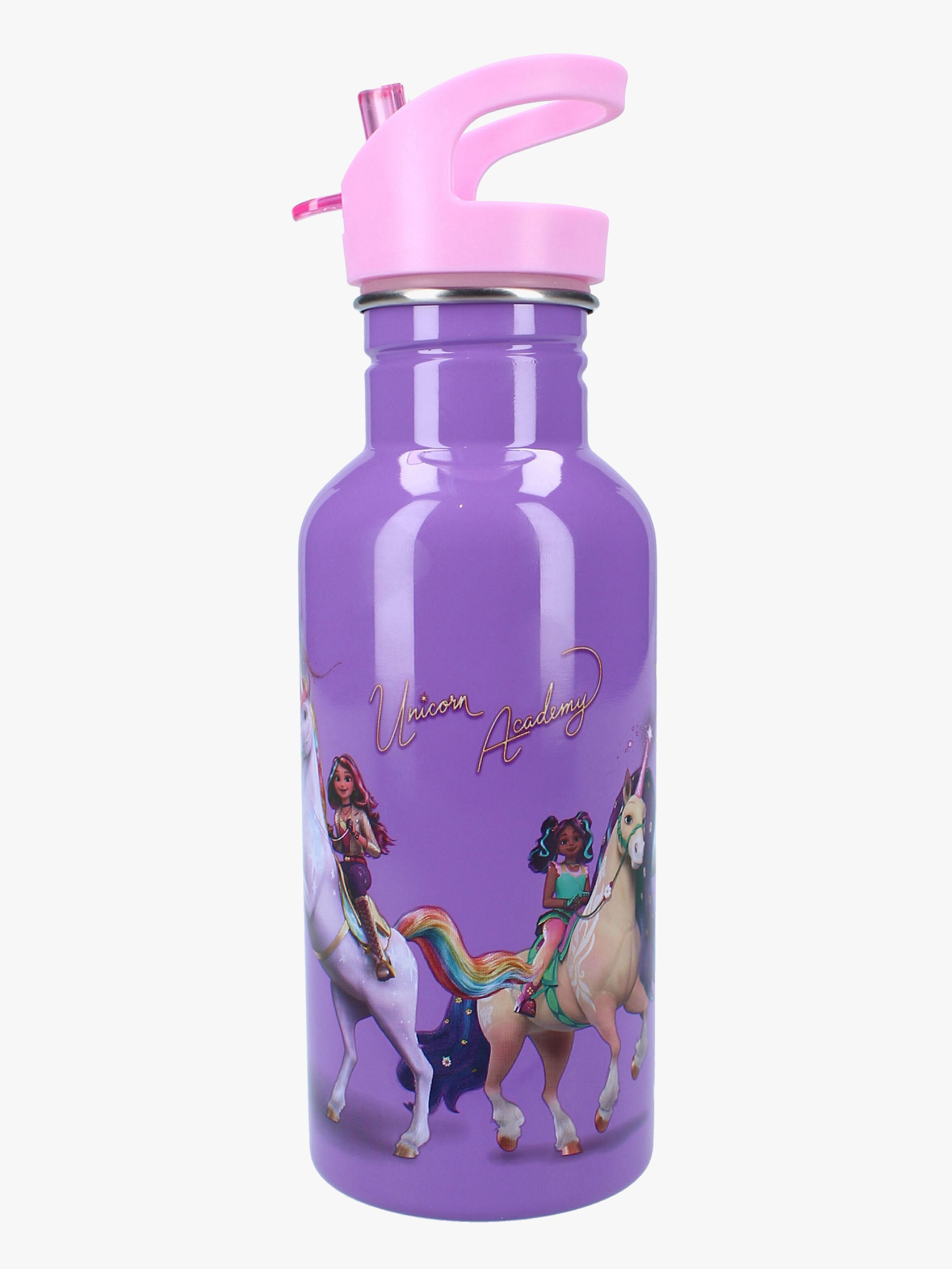 Unicorn Academy Vattenflaska 500ml Take A Sip, Lila