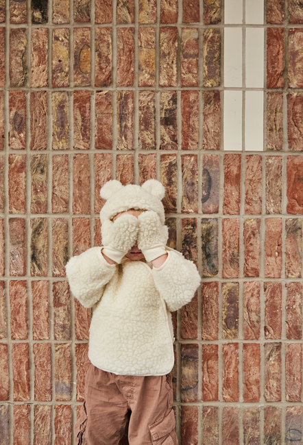 BINIBAMBA Merino Snuggle Jacket, Milk