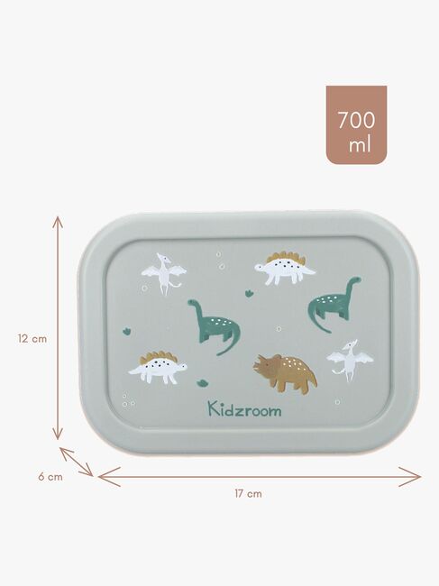 Kidzroom Silikon Matlåda Small Talk, Grön