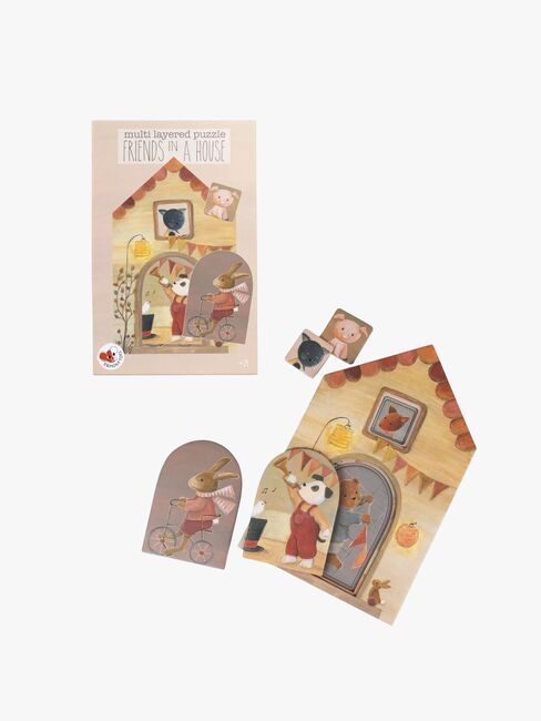 Egmont Toys Kompisgäng Pussel med Flera Lager