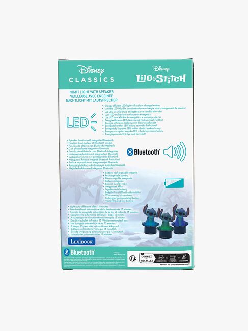 Disney Stitch Bluetooth-högtalare med Nattlampa