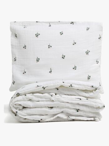 Alice & Fox ADORA Bäddset Juniorsäng 150x210, Vit