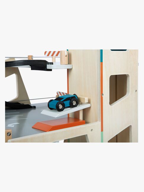 Small Foot Bilgarage med Två Bilar