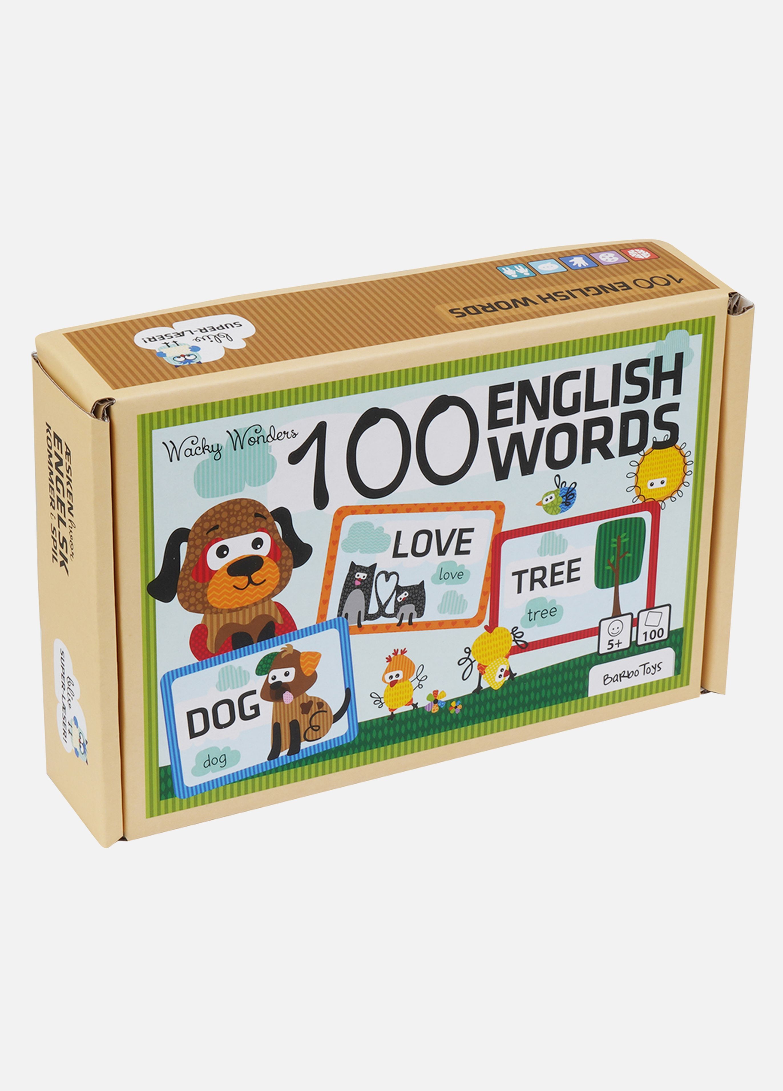 Barbo Toys Wacky Wonders Lär 100 Engelska Ord - Set