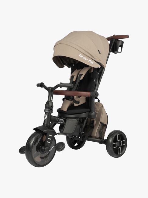 QPlay Comfo Max Hopfällbar Trehjuling, Coffee