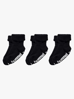 Hummel Mini Anti-Slip Strumpor 3-Pack, Black
