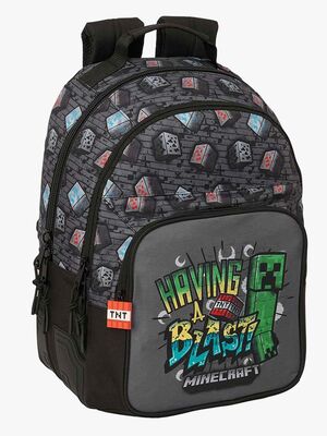 Minecraft 2-Fächer Rucksack 20L, Graffiti
