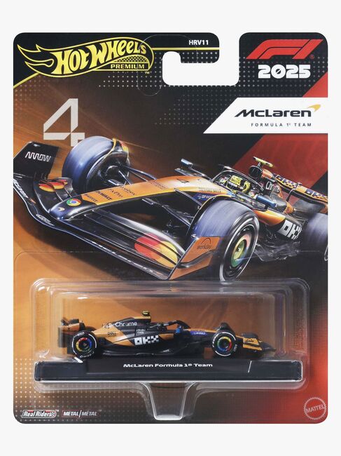 Hot Wheels F1 Racing Premium McLaren Lando Norris Racerbil 1:64
