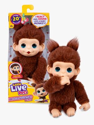 Little Live Pets  Interaktivt Gosedjur Mini Monkey Cherri
