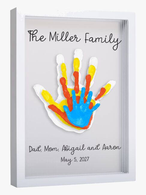 Pearhead Clear Family Tryck Ram, Vit