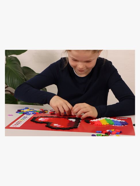 Plus-Plus Puzzle By Number Hjärtan 250 Delar