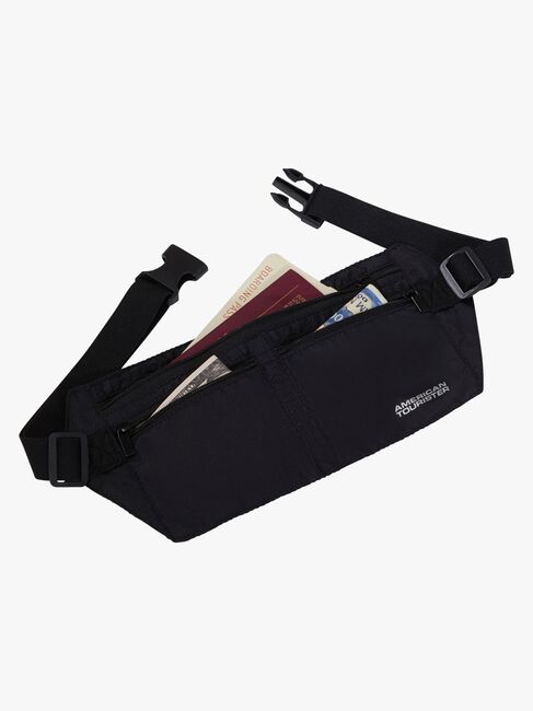American Tourister RFID Money Midjeväska, Black