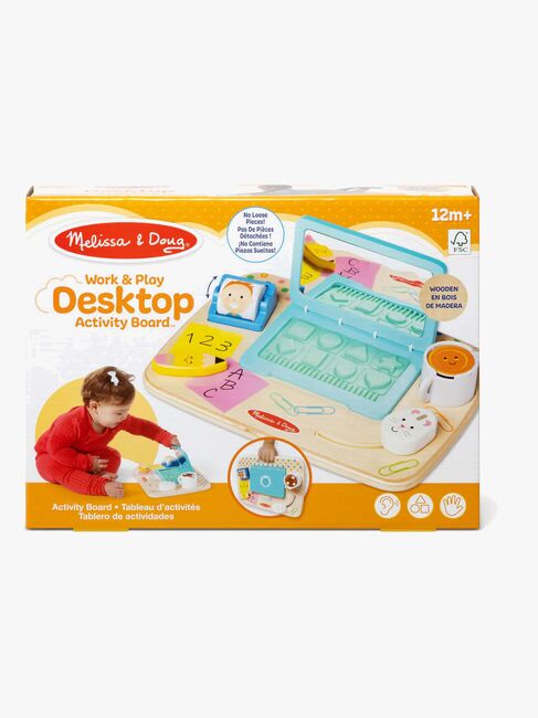 Melissa & Doug Work & Play Desktop Aktivitetstavla