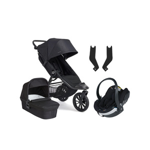 Baby Jogger City Elite 2 Duovagn inkl. BeSafe iZi Go Modular X2, Opulent Black/Jet