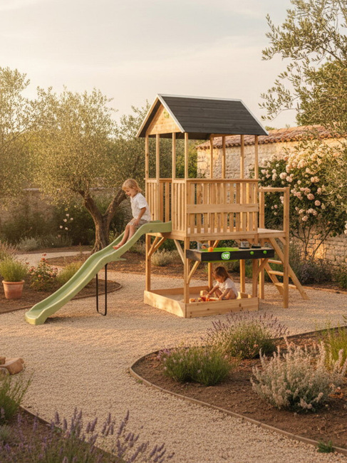 EXIT Panorama Lekstuga med Rutschkana & Sandlåda 550