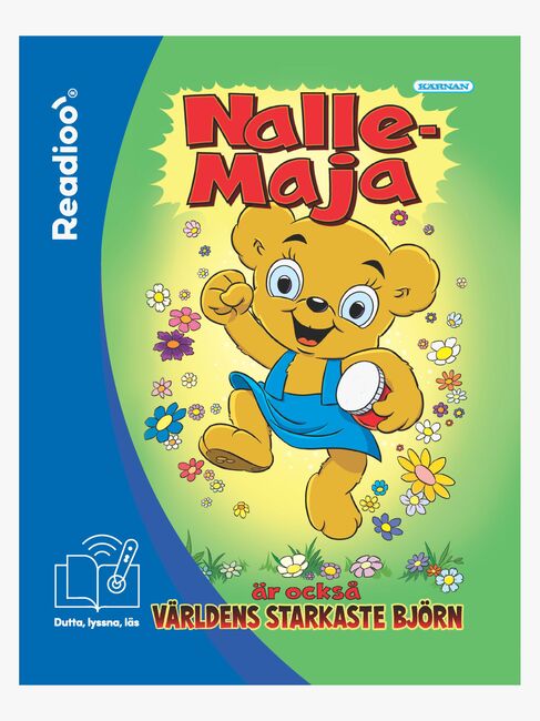 Readioo Interaktiv Bok Nalle-Maja är också världens starkaste björn