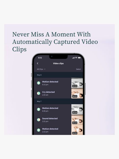 Owlet Dream Sock Babyvakt inkl. Owlet Cam 2, Mint