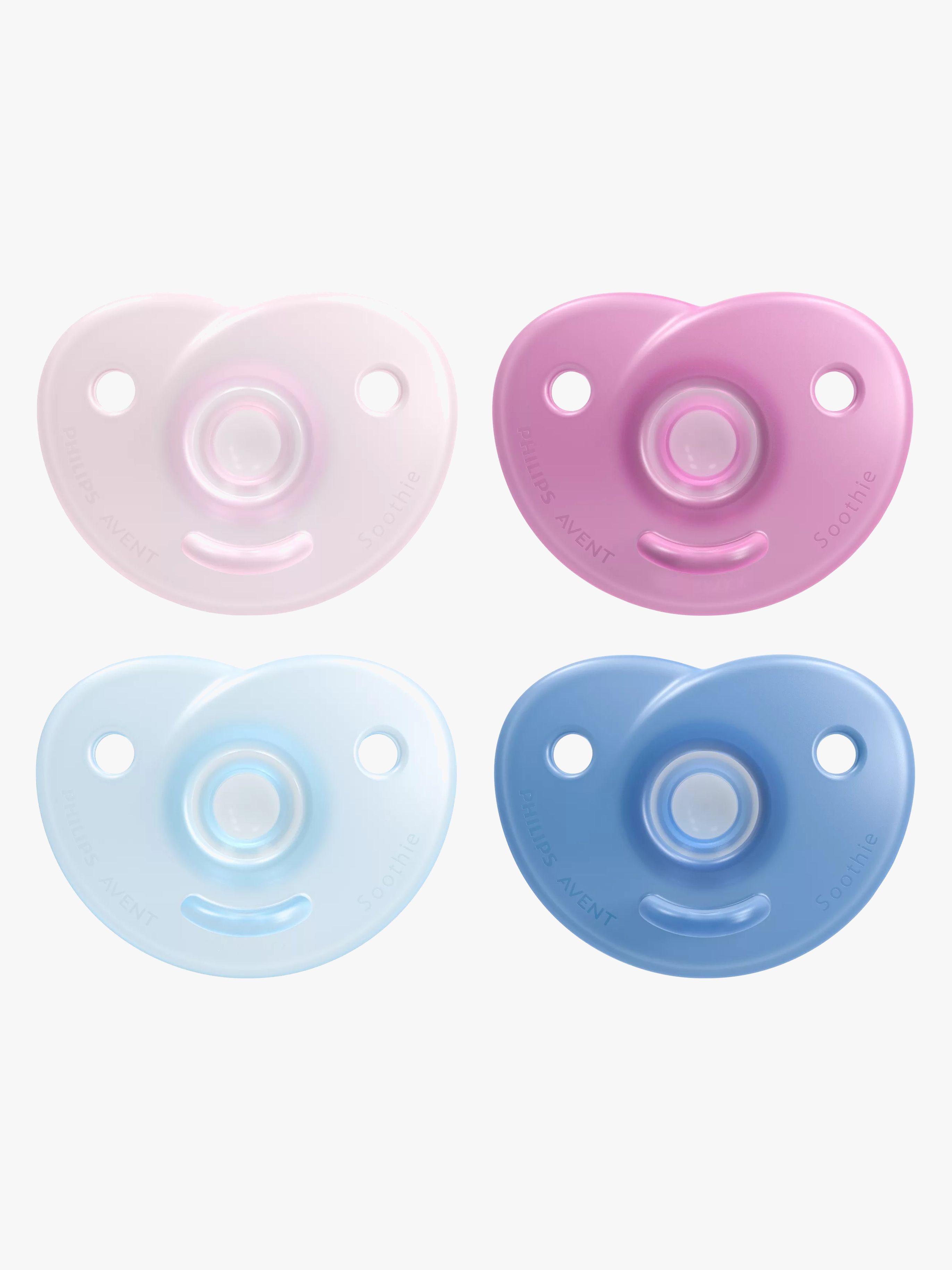 Philips Avent Soothie Napp 0-6 månader, Rosa/Blå