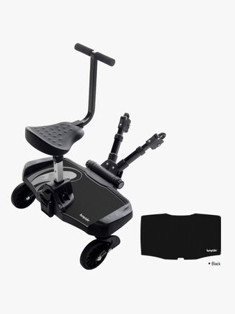 Bumprider Ståbräda med Sits, Svart