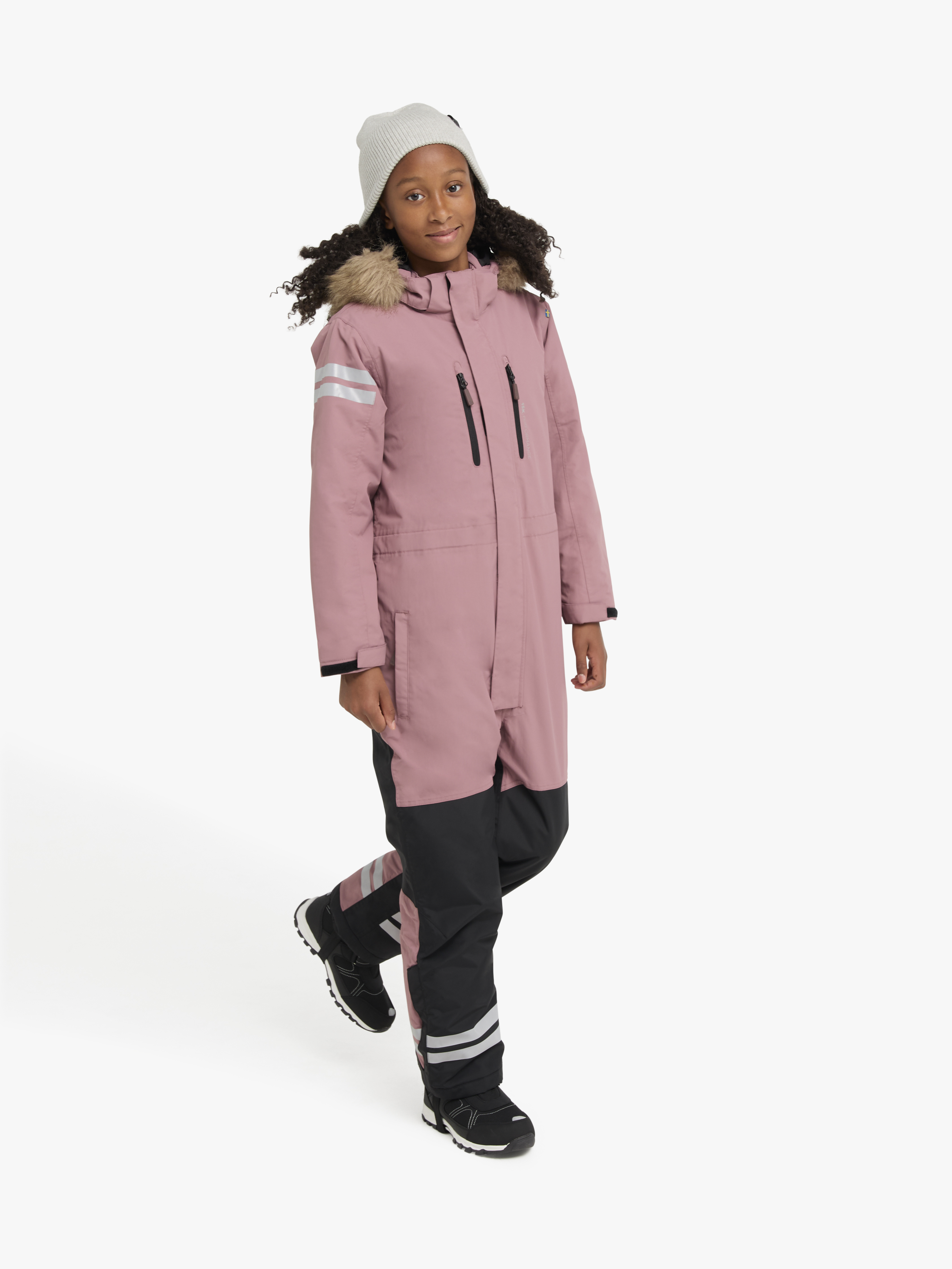 Lindberg Polar Vinteroverall, Dusty Pink, 100