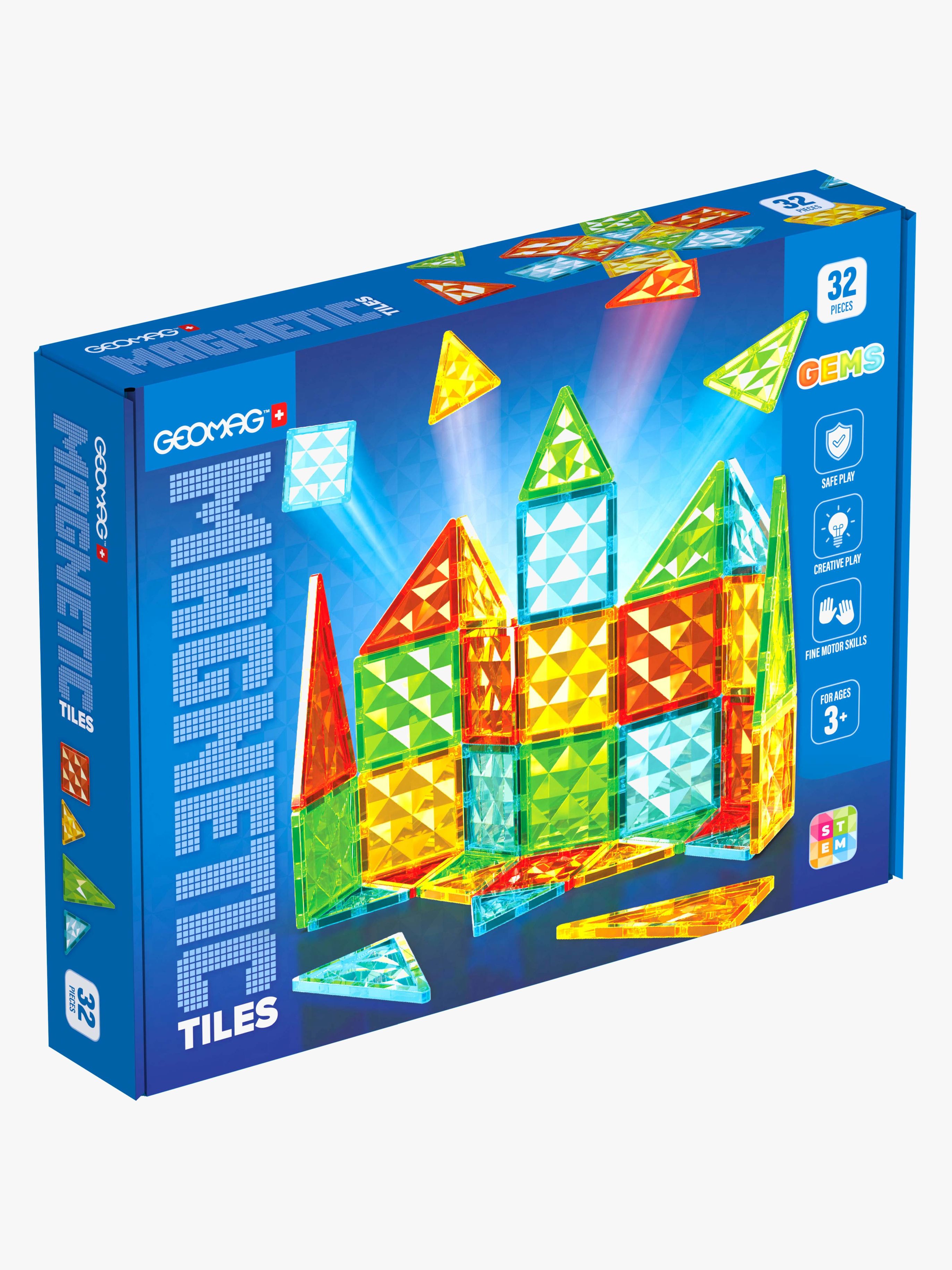 Geomag Gems Byggsats 32 Delar