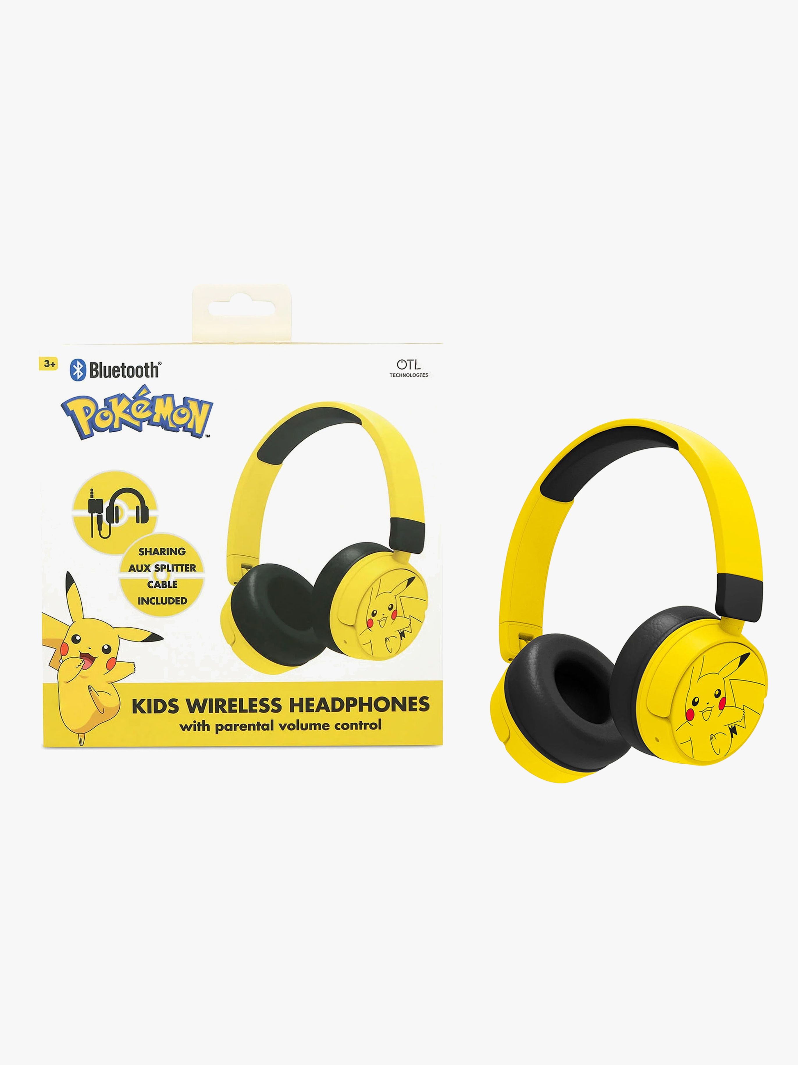 Pokémon Hörlurar Trådlösa 85dB-95dB Sharing AUX