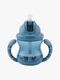 Nuby Twin Handle Flip It Mugg 240 ml +12 m, Blå