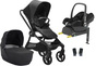 Baby Jogger City Sights Duovagn inkl. Maxi-Cosi CabrioFix i-Size Babyskydd & Bas, Rich Black