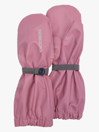 Didriksons Pileglove Fodrade Regnvantar, Heather Pink