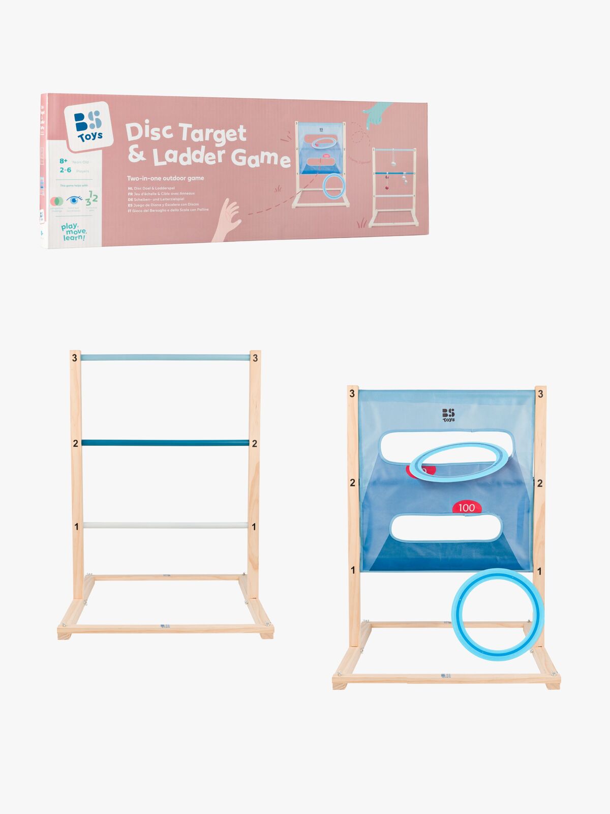 BS Toys Discmåltavla Och Stegespel Utomhusspel