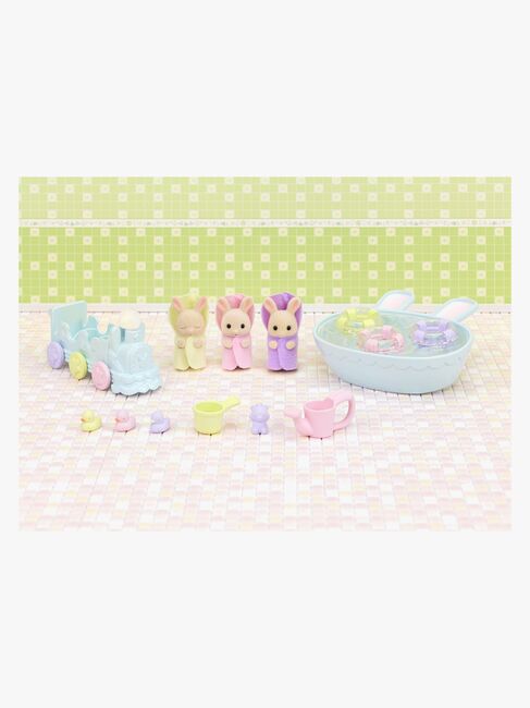 Sylvanian Families Dockhustillbehör Triplets Baby Bathtime Set