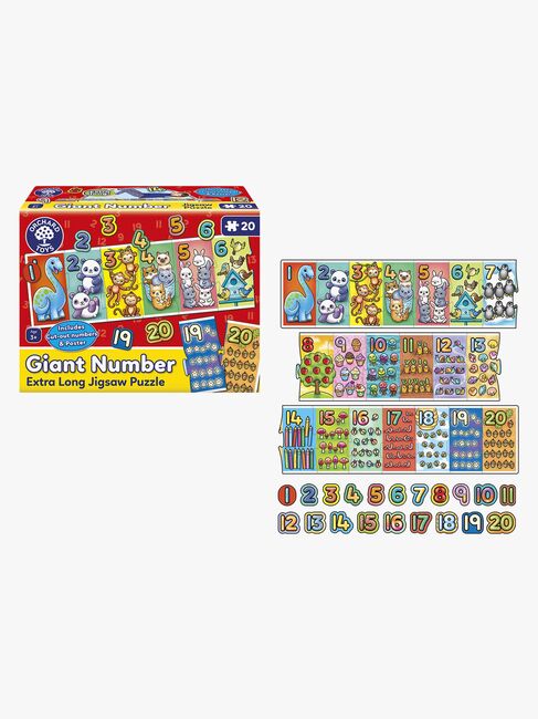 Orchard Toys Pussel Stora Siffror 20 Bitar